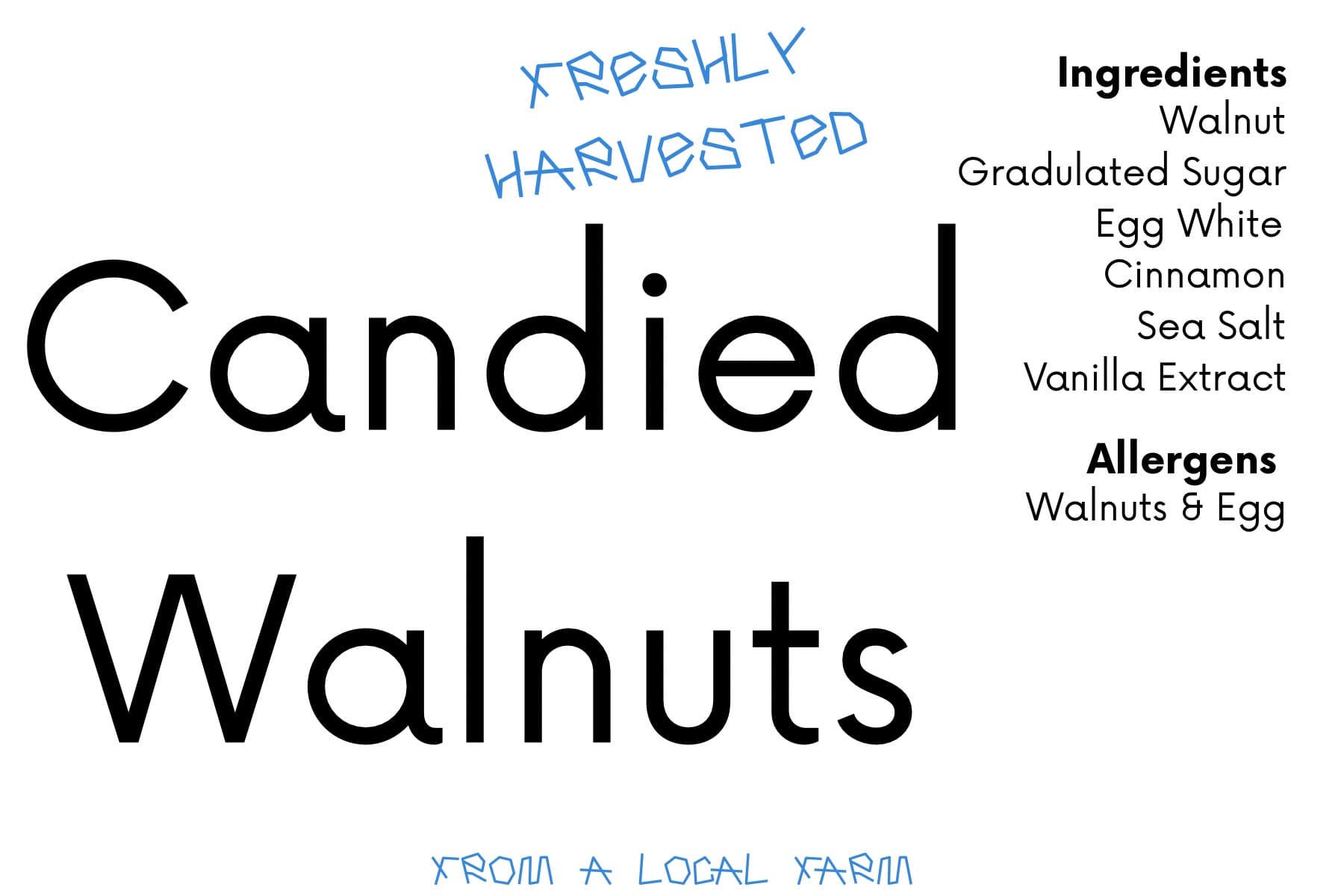 Candied Walnuts product details