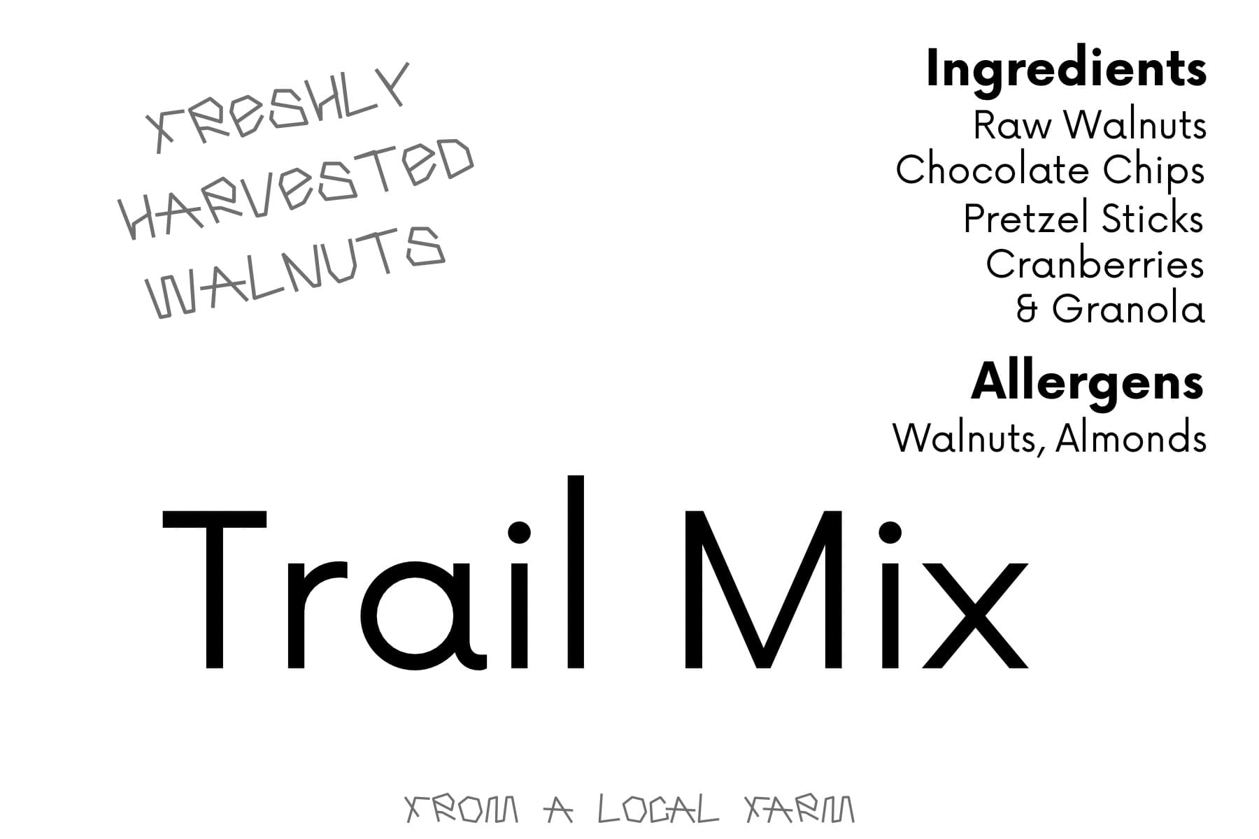 Trail Mix product details